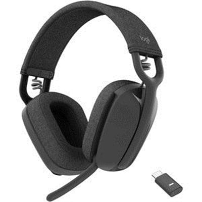 Logitech Zone Vibe Wireless Bluetooth® headphones with USB receiver and noise-canceling mic Logitech Zone Vibe Wireless Bluetooth® headphones with USB receiver and noise-canceling mic